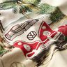 Tissu de décoration Gobelin VW Bulli – nature/rouge,  thumbnail number 3