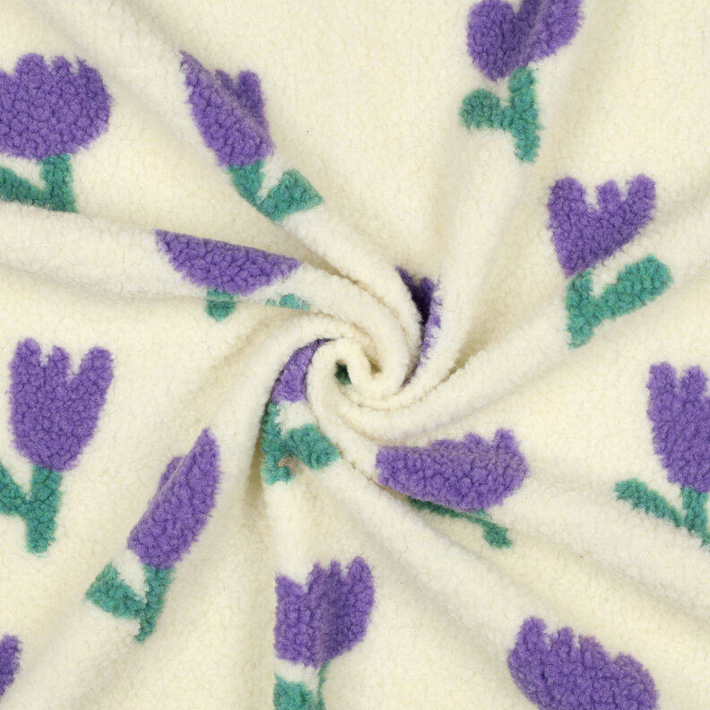 Ourson tulipes | Poppy Fabrics – ivoire, image number 3