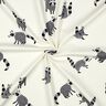 Jersey coton Ratons laveurs Impression numérique | Poppy Fabrics – écru,  thumbnail number 3
