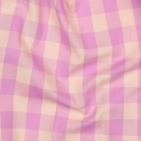 Popeline coton Carreau | Poppy Fabrics – rose clair/violet pastel, 