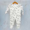 Jersey coton Vrilles de feuilles – ivoire/marron clair,  thumbnail number 7