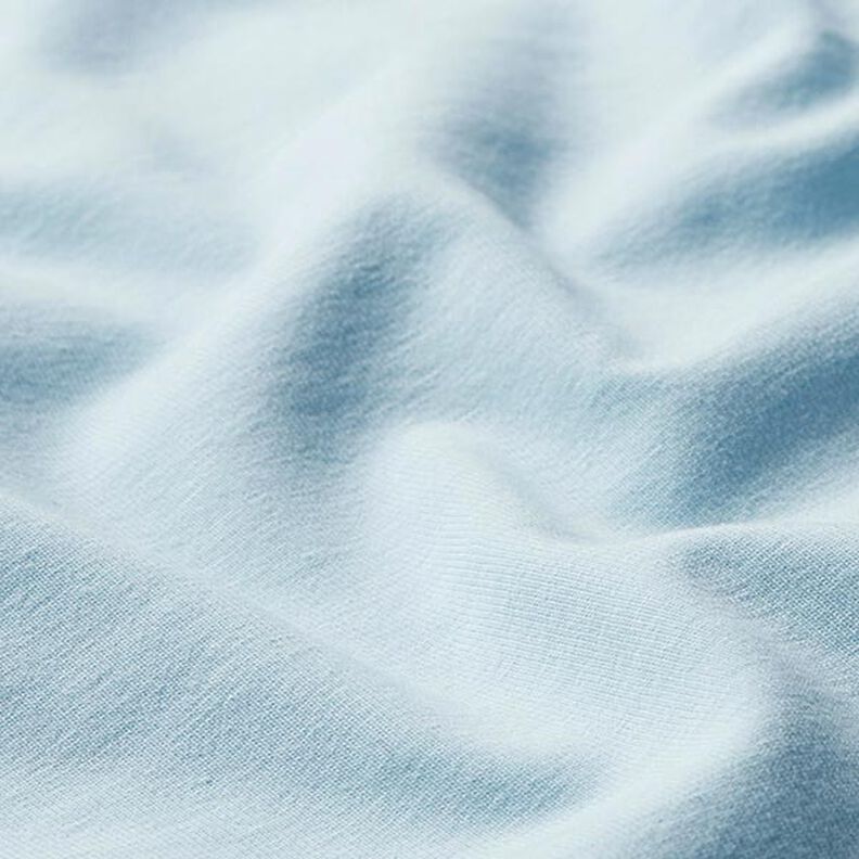 Jersey coton Medium Uni – bleu clair,  image number 2