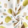 Nid d’abeille formes colorées – vert mousse/ivoire,  thumbnail number 3