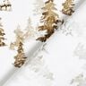 Tissu en coton Popeline sapins enneigés – blanc/brun faon,  thumbnail number 4