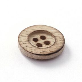 Bouton en bois 4 trous – nature, 