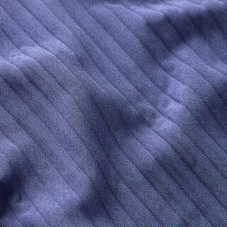 Jacquard stretch rayures 3D | Fibre Mood – bleu jean, 