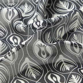 Chiffon ornements – blanc/noir, 