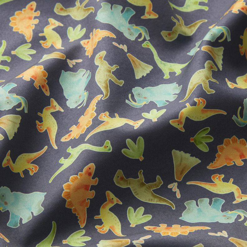 Softshell Petits dinosaures Impression numérique – anthracite,  image number 3