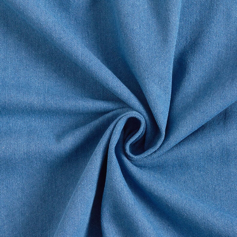 Denim de coton stretch moyen – bleu jean, image number 1