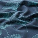 Jersey coton Feuilles de ginkgo – bleu marine, 