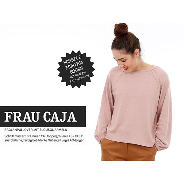 FRAU CAJA - Pull raglan à manches blouson, Studio Schnittreif  | XS -  XXL,  image number 1