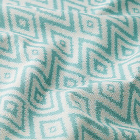 Tissu d'extérieur jacquard Ethno – menthe, 