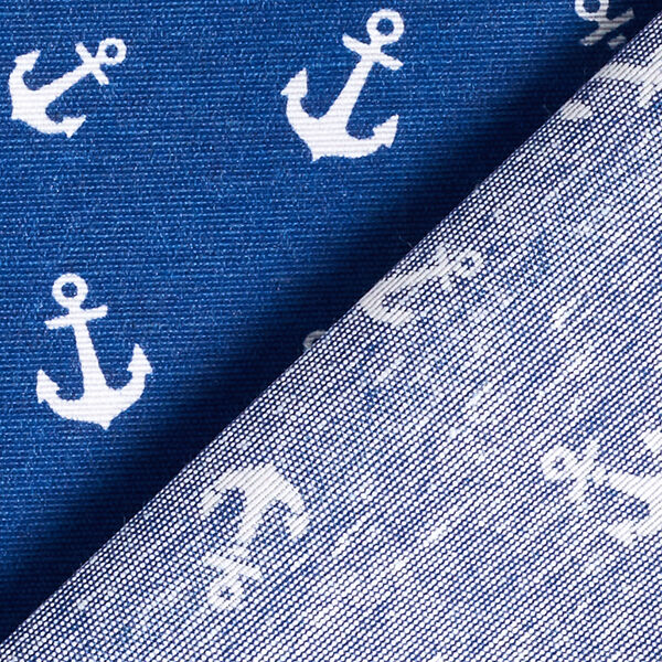 Coton enduit Ancre – bleu marine,  image number 4