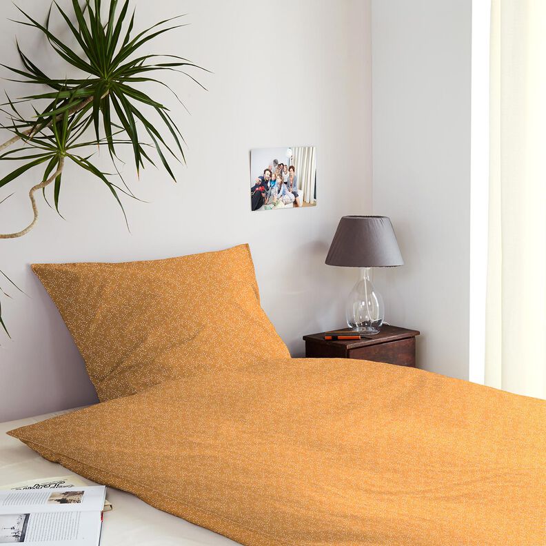 Tissu en coton Cretonne Pünktchen – orange pêche,  image number 7