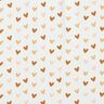 Jersey coton Petits cœurs scintillants – ivoire,  thumbnail number 1