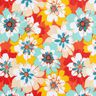 Coton enduit Fleurs de printemps – menthe/terre cuite,  thumbnail number 1