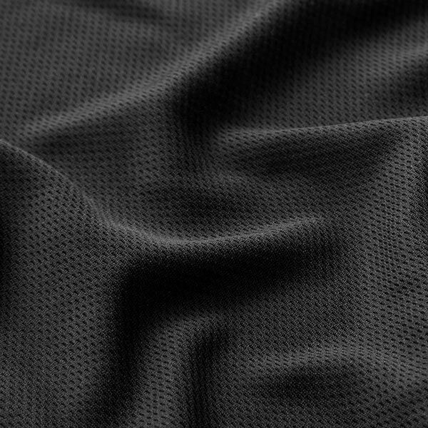 Jersey piqué sport léger – noir,  image number 2
