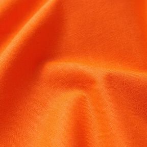 Tissu en coton Popeline Uni – orange néon | Reste 70cm, 