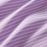 Tissu stretch à rayures horizontales élastique longitudinalement – violet pastel,  thumbnail number 2