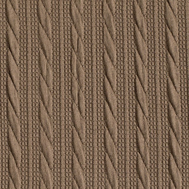 Tricot Cloqué Torsades – dune,  image number 1
