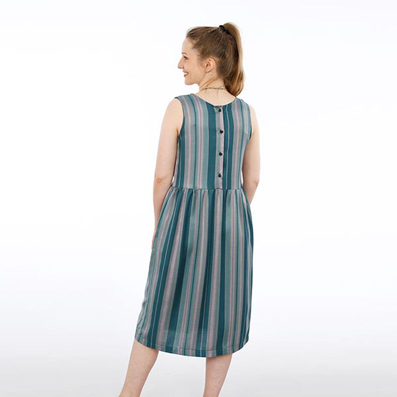 FRAU ADELE - Robe à bretelles avec patte de boutonnage dans le dos, Studio Schnittreif | XXS - XXL,  image number 6