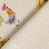 Tissu de décoration Semi-panama Petites poules – nature/blanc,  thumbnail number 4