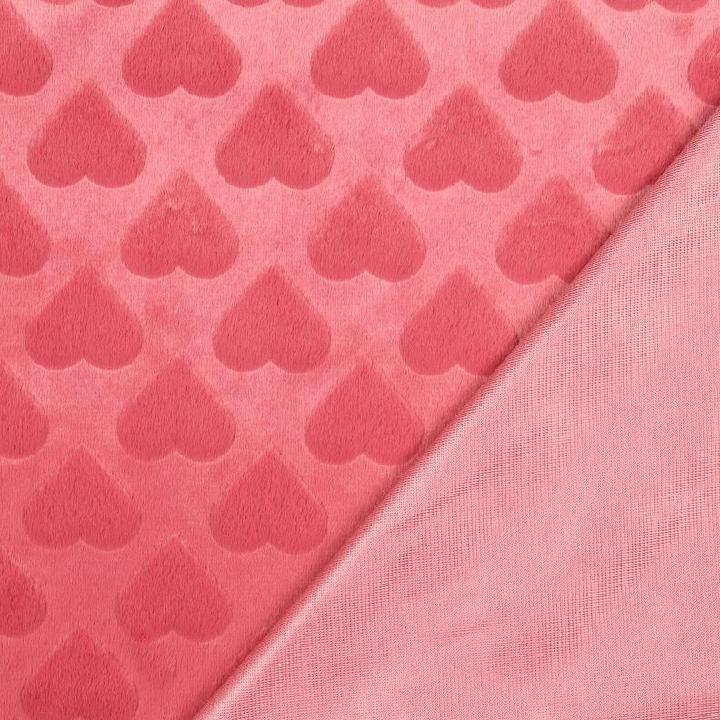 Fourrure synthétique Cœurs | Poppy Fabrics – mauve, image number 4