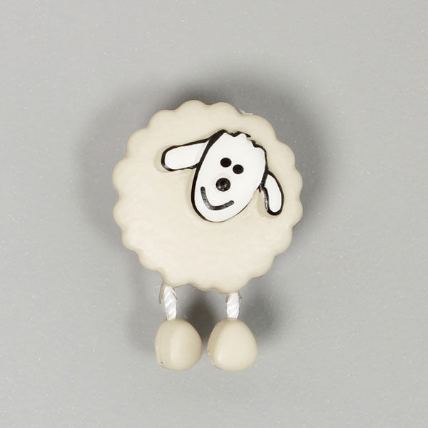 Bouton en plastique, Sheep 14,  image number 1