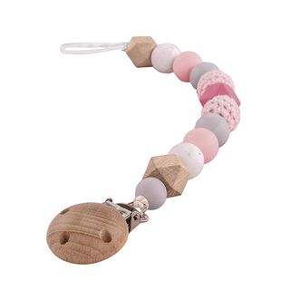 Set Chaine pour sucette  | Rayher – rose, 