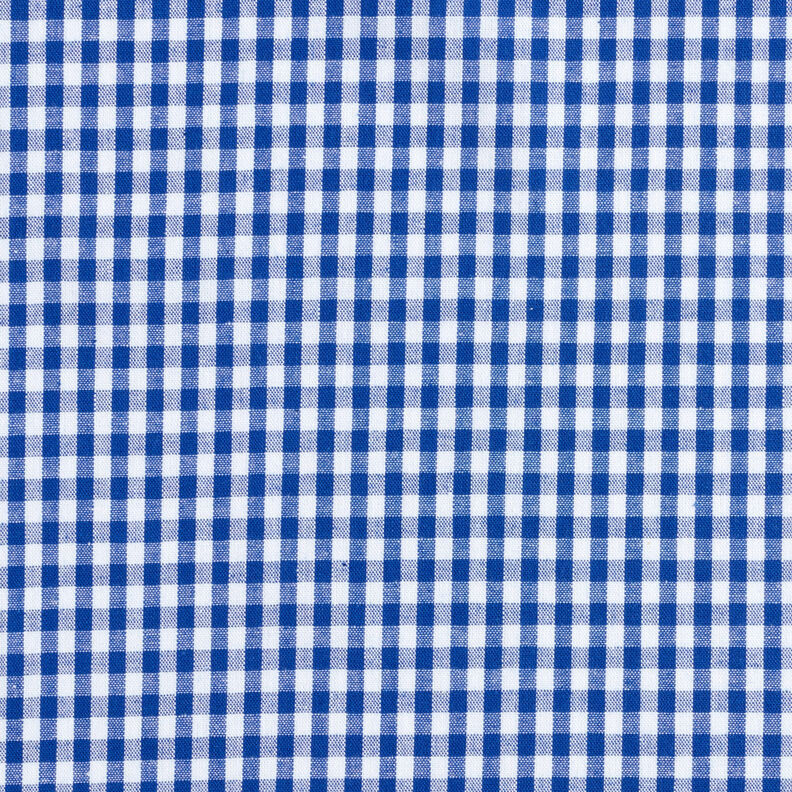 Tissu en coton Vichy à carreaux 0,5 cm – bleu roi/blanc,  image number 1