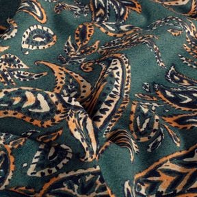 Jersey romanite Paisley – sapin bleu/orange pêche, 