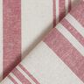 Tissu de décoration Canvas Rayures tissées – rouge,  thumbnail number 4