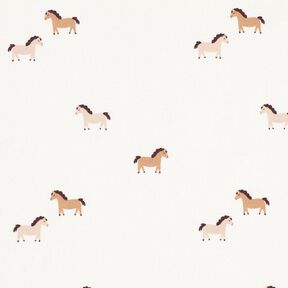Jersey coton Petit cheval – écru, 