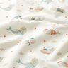 Jersey coton Baleines en mer Impression numérique – écru,  thumbnail number 2