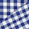 Tissu en coton Vichy - 1 cm – bleu roi,  thumbnail number 3