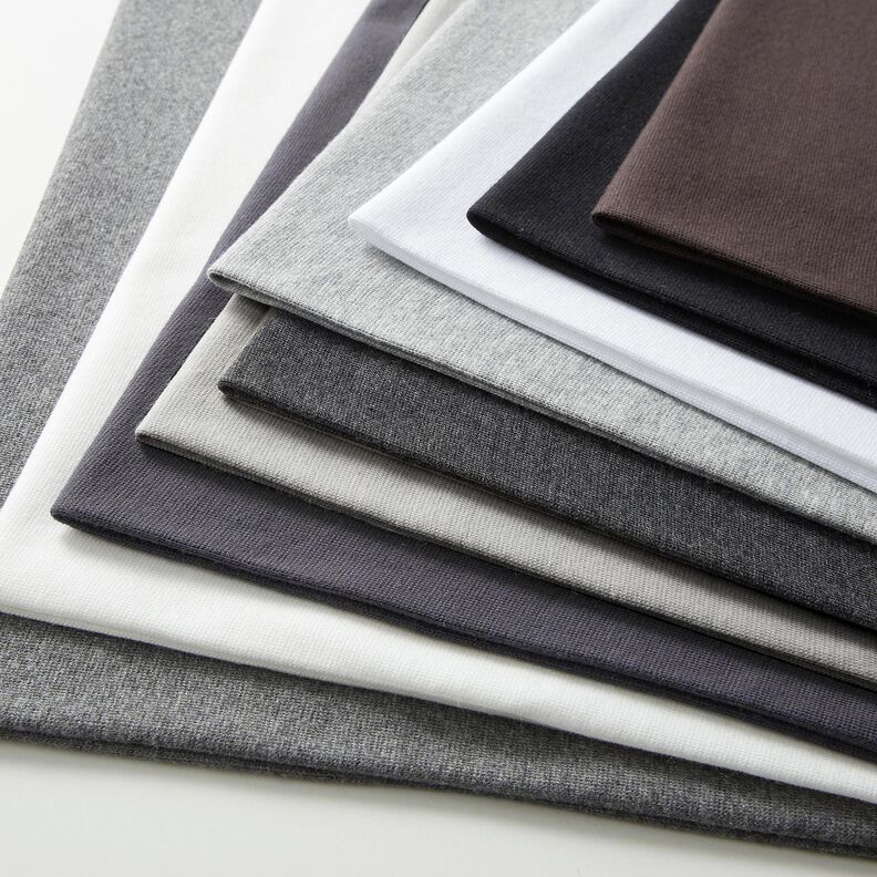 Jersey coton Medium uni – pourpre,  image number 9