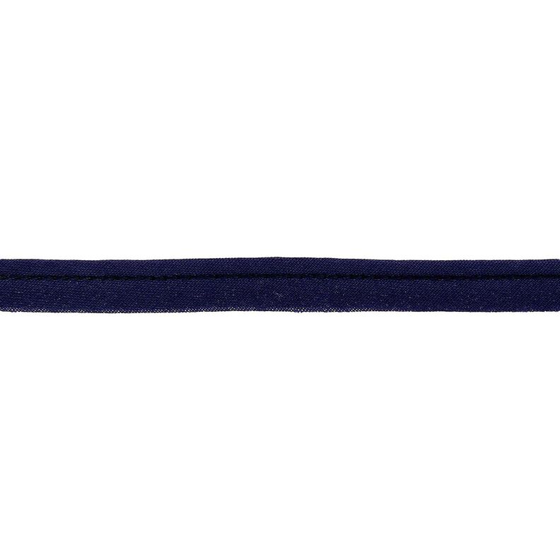 Galon passepoil Polycotton [10 mm] – bleu marine,  image number 1
