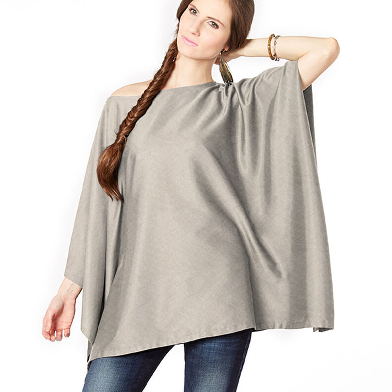 Mélange viscose Reflet brillant – taupe, image number 6