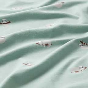 Jersey coton Paresseux – menthe clair, 