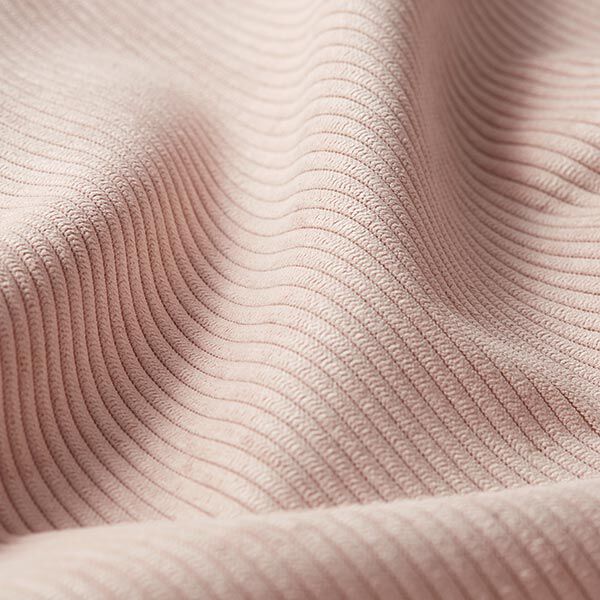 Tissu de revêtement aspect côtelé Fjord – vieux rose,  image number 2