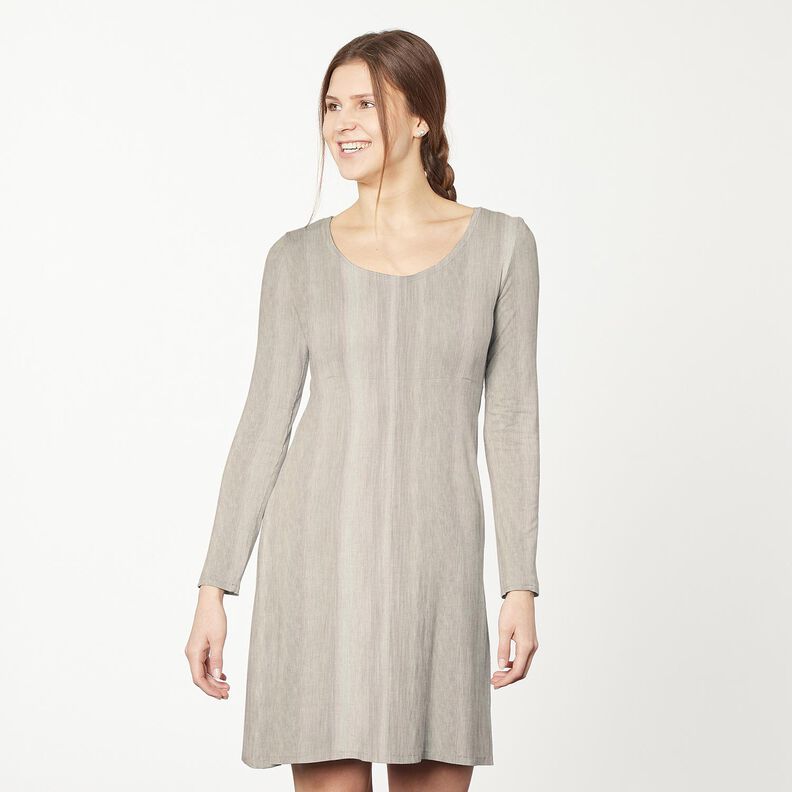 Jersey de coton Rayures délicates en dégradé – anémone,  image number 6