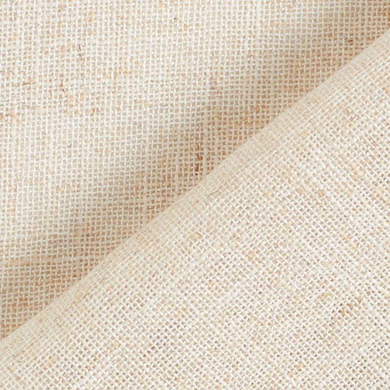 Tissu pour rideaux Aspect jute 280 cm – nature,  image number 4
