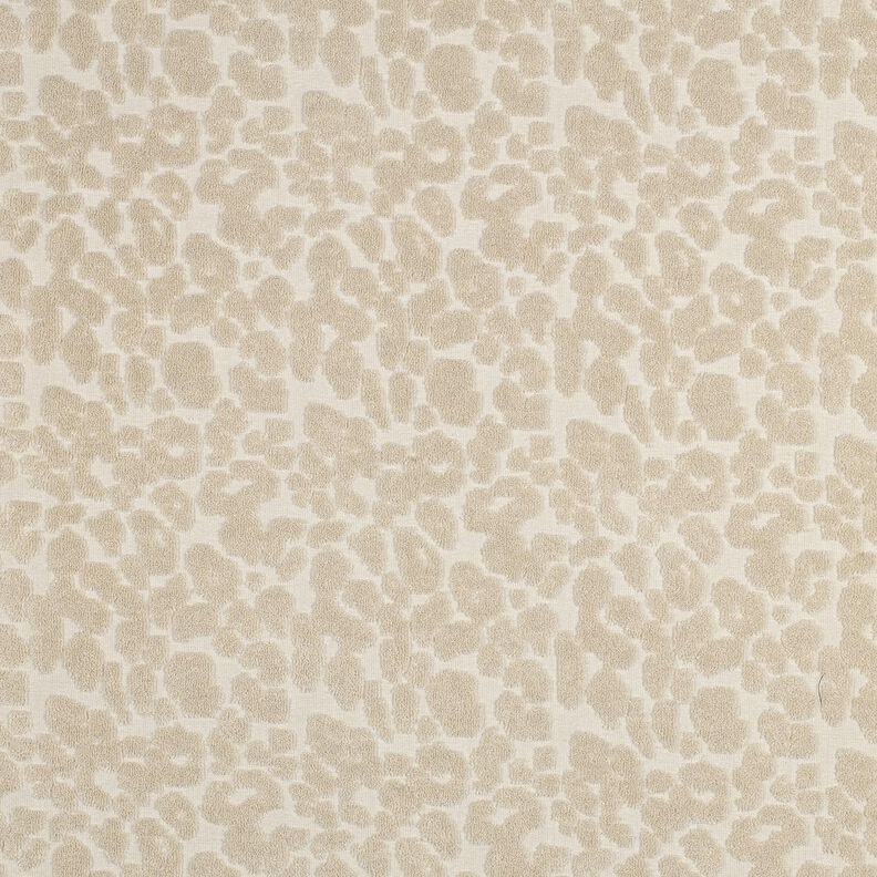 Tissu éponge Stretch Léopard – sable, image number 1