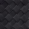 Imitation cuir aspect tressé – noir,  thumbnail number 1