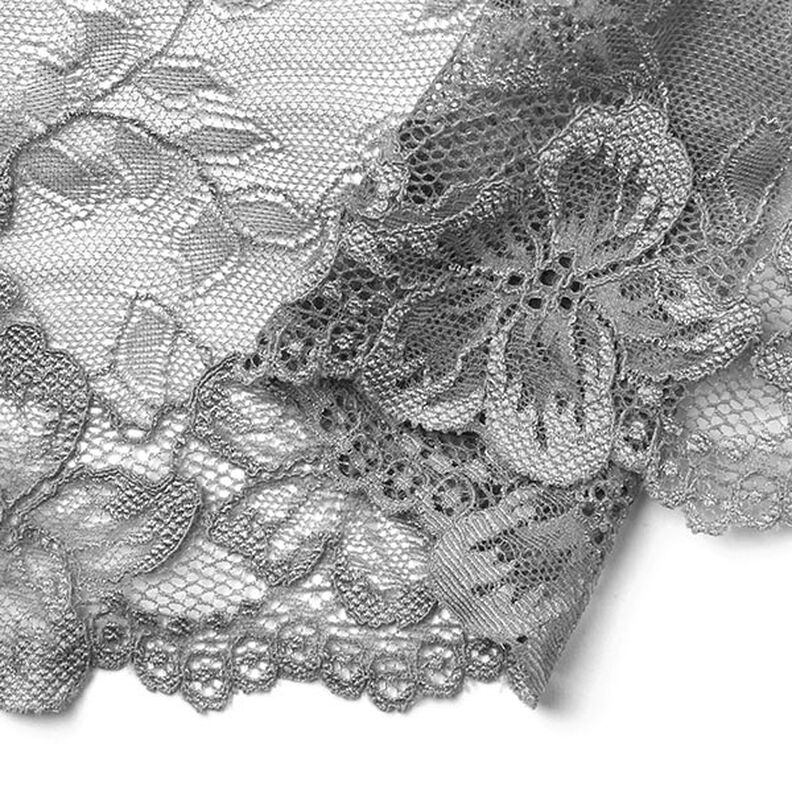 Dentelle élastique Hera [220 mm] - gris,  image number 2