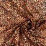 Crêpe mousseline Taches et pois dorés – marron/or métallisé,  thumbnail number 4