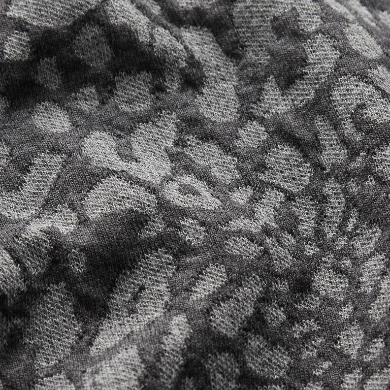 Maille jacquard léopard – gris clair/gris foncé,  image number 3