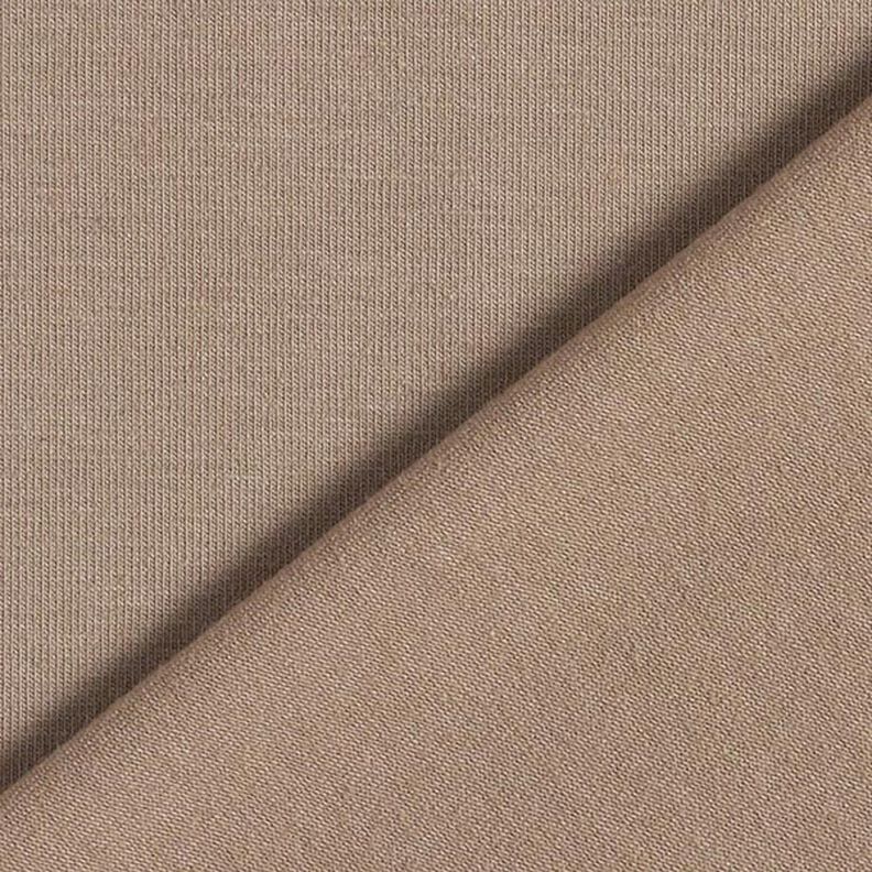 Jersey coton Medium uni – taupe | Reste 60cm,  image number 3