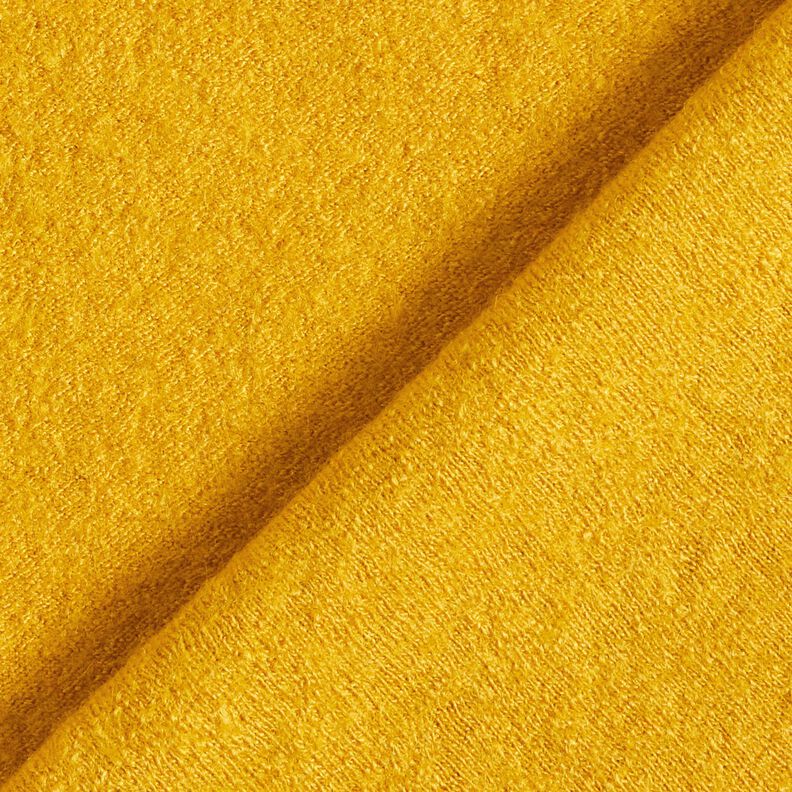 Tissu léger en maille en mélange de viscose et laine – jaune curry,  image number 3