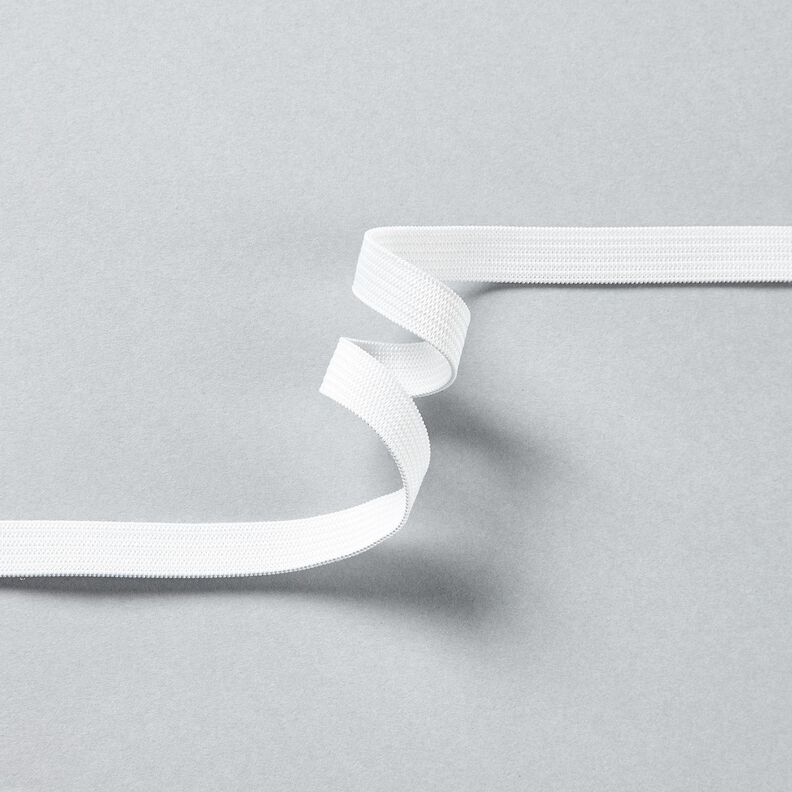 Bande en caoutchouc lisse [5 m | 10 mm] – blanc,  image number 2